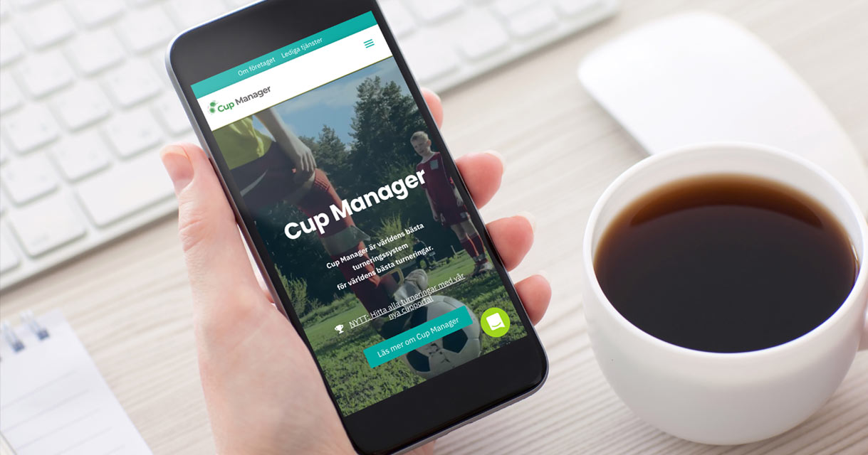 Egen mobilapp for turneringen